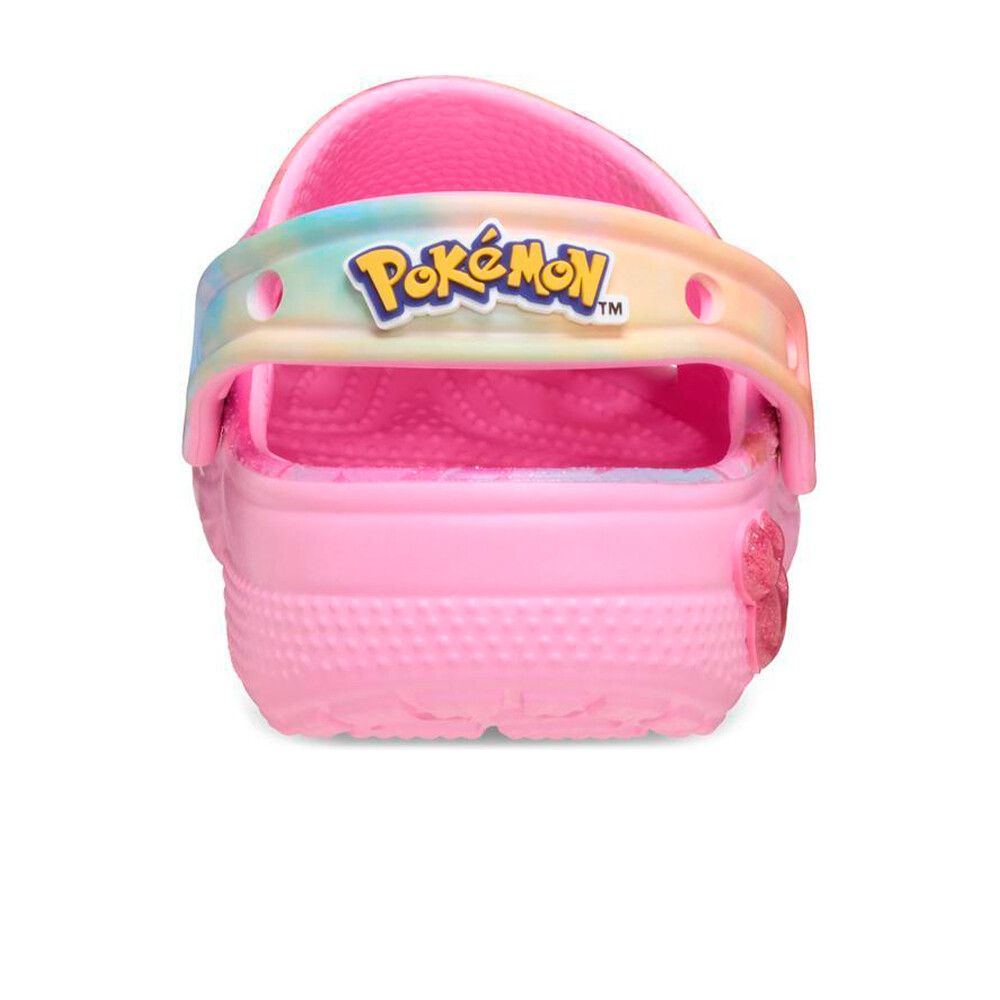Crocs zueco niño Pikachu Pink Classic Clog K puntera
