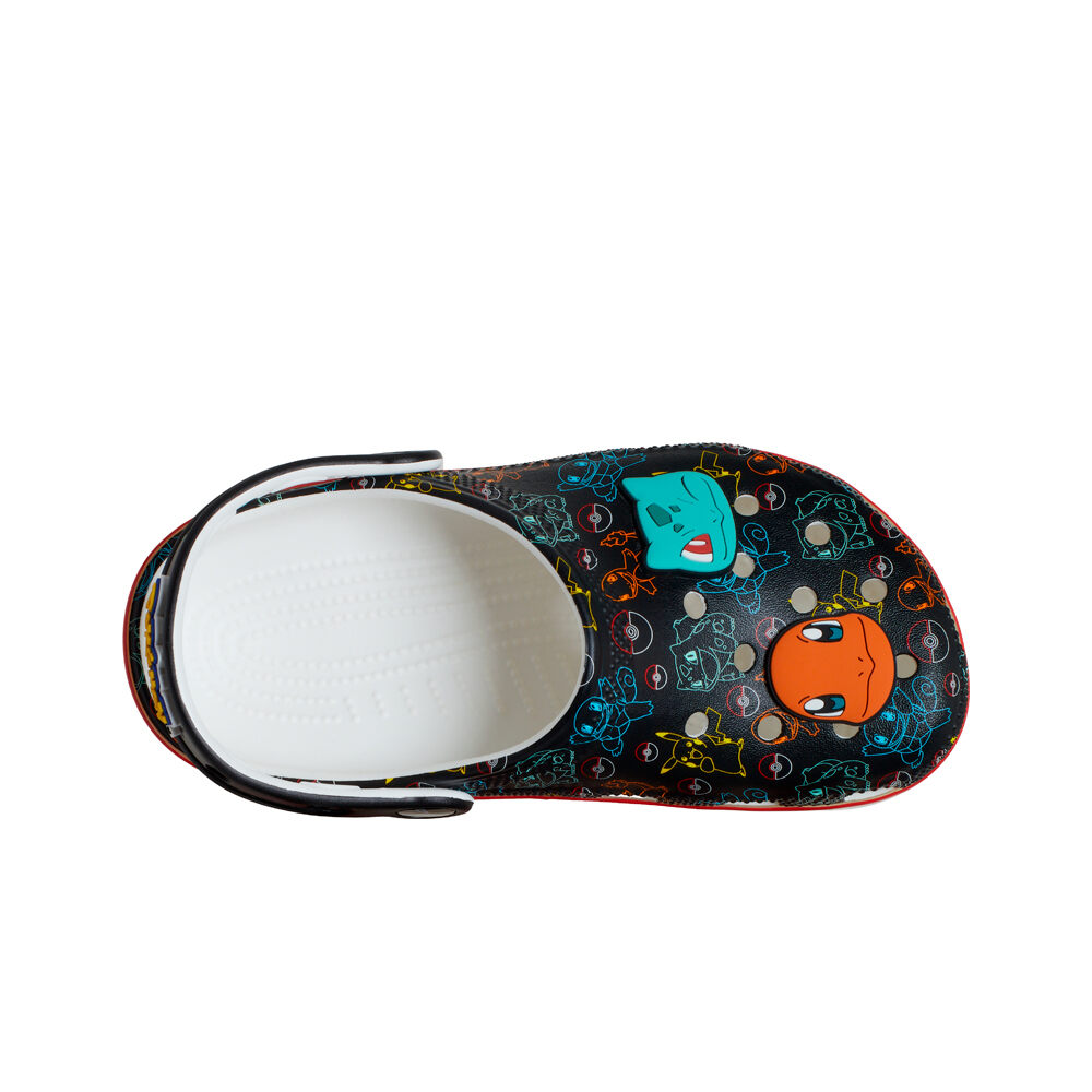 Crocs zueco niño Pokemon Print Classic Clog K vista superior