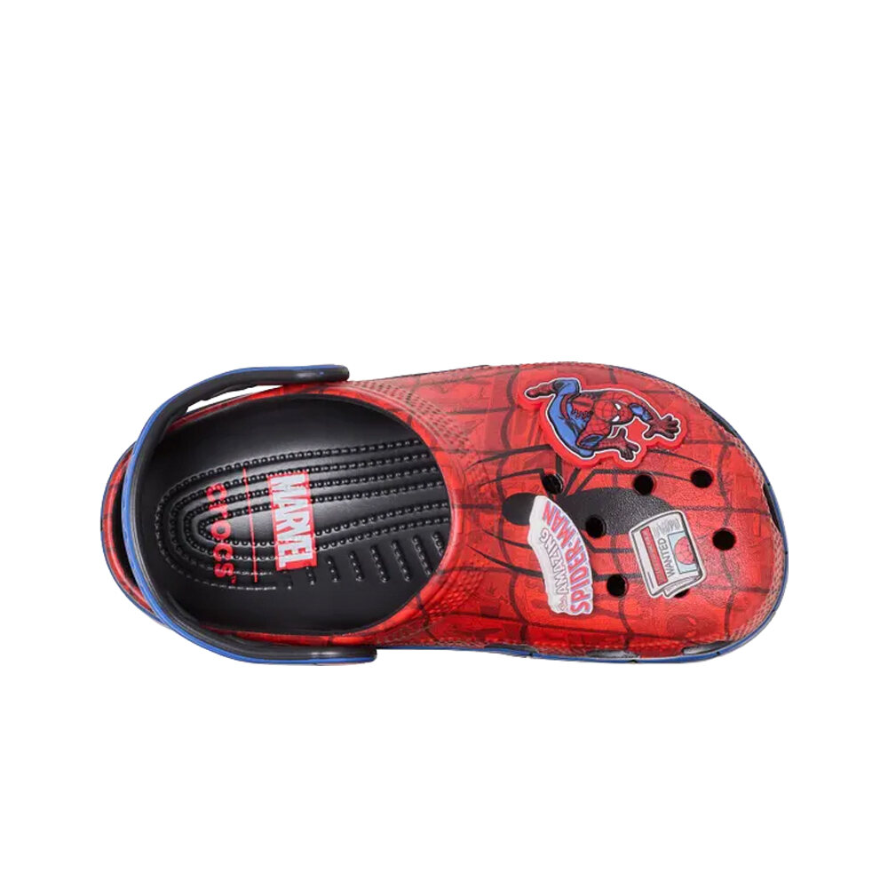 Crocs zueco niño Spider Man Web Classic Clog K vista superior