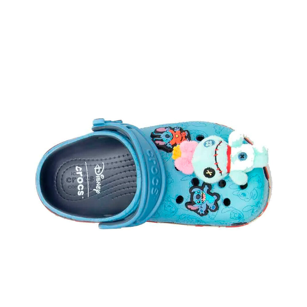 Crocs zueco niño Stitch Multi Classic Clog T vista superior