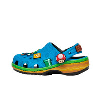 Crocs zueco niño Super Mario Core Classic Clog T lateral exterior