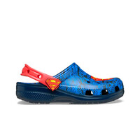 Crocs zueco niño Superman Classic Clog K lateral exterior