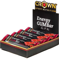 Crown Sport Nutrition barritas energéticas Energy GUM Cafena vista frontal