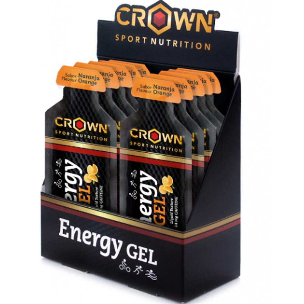 Crown Sport Nutrition energía instantánea Energy Gel vista frontal