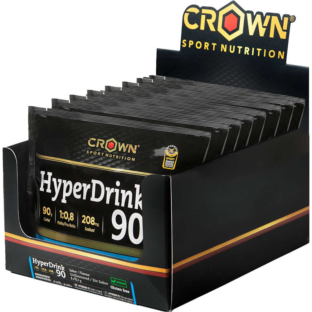 Crown Sport Nutrition hidratación HyperDrink 90 vista frontal