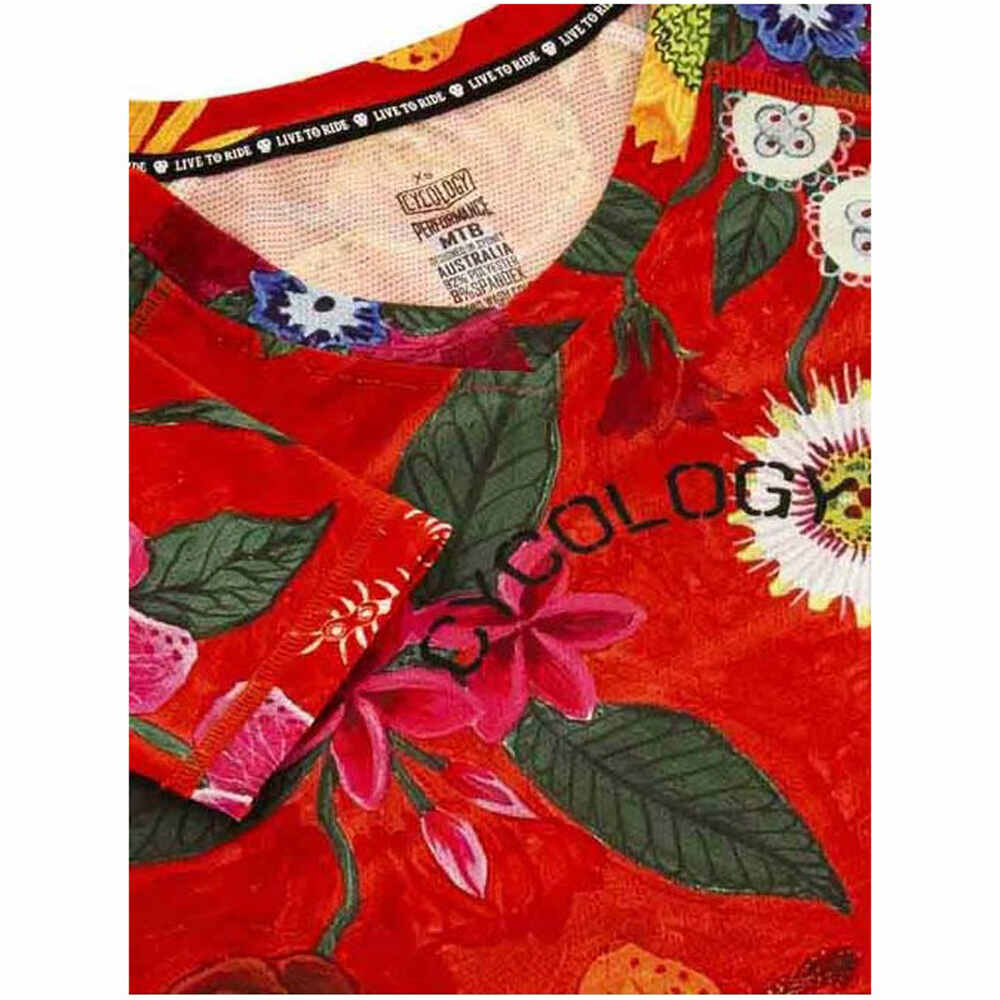 Cycology camiseta ciclismo mujer Aloha Women's Long Sleeve MTB Jersey 02