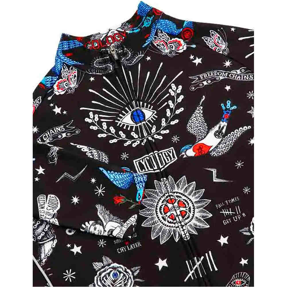 Cycology maillot manga larga hombre Tattoo Men's Winter Long Sleeve Jersey vista detalle