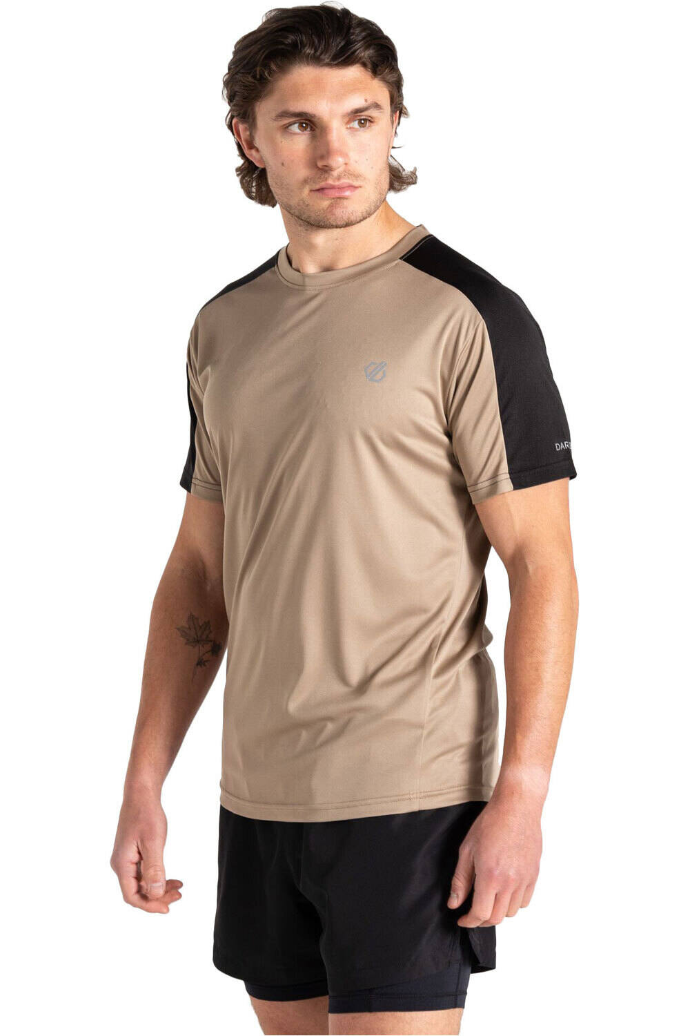 Dare2b camisa montaña manga corta hombre Discernible IITee vista frontal