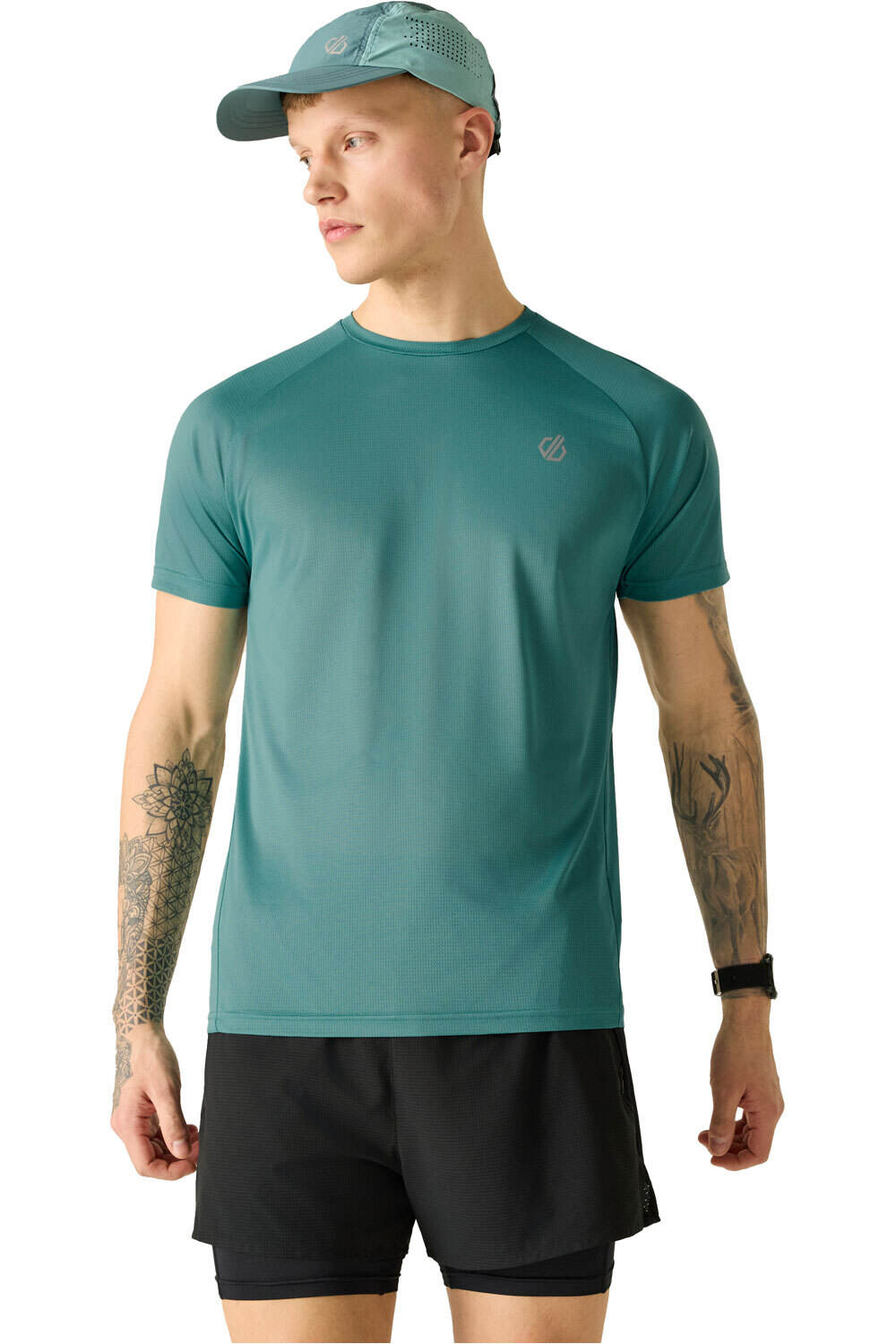 Dare2b camiseta montaña manga corta hombre Accelerate Tee vista frontal