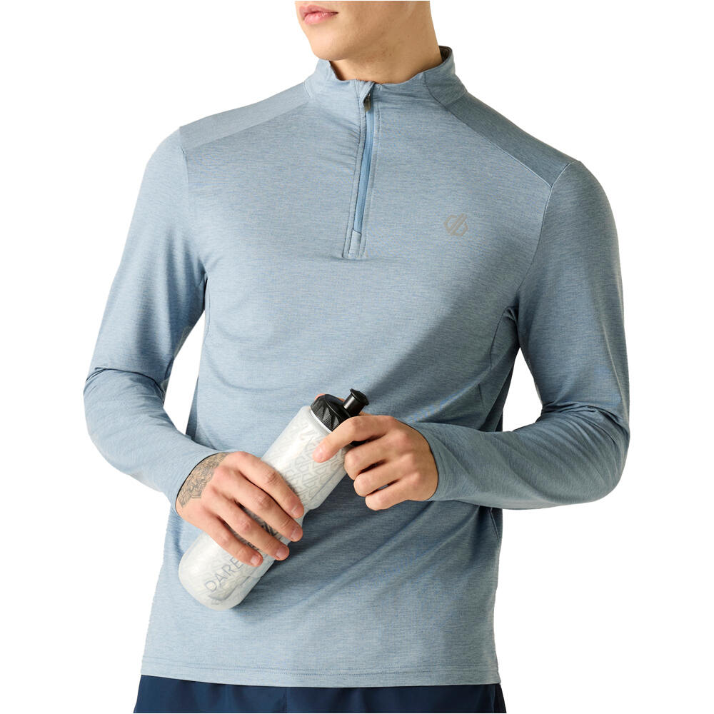 Dare2b camiseta montaña manga larga hombre Power Up IV Jy vista frontal