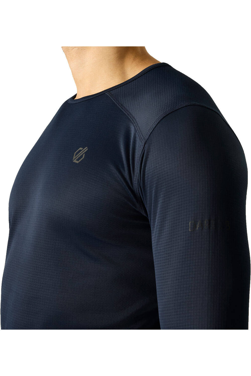 Dare2b camiseta montaña manga larga hombre VenturaGrid Crew vista detalle