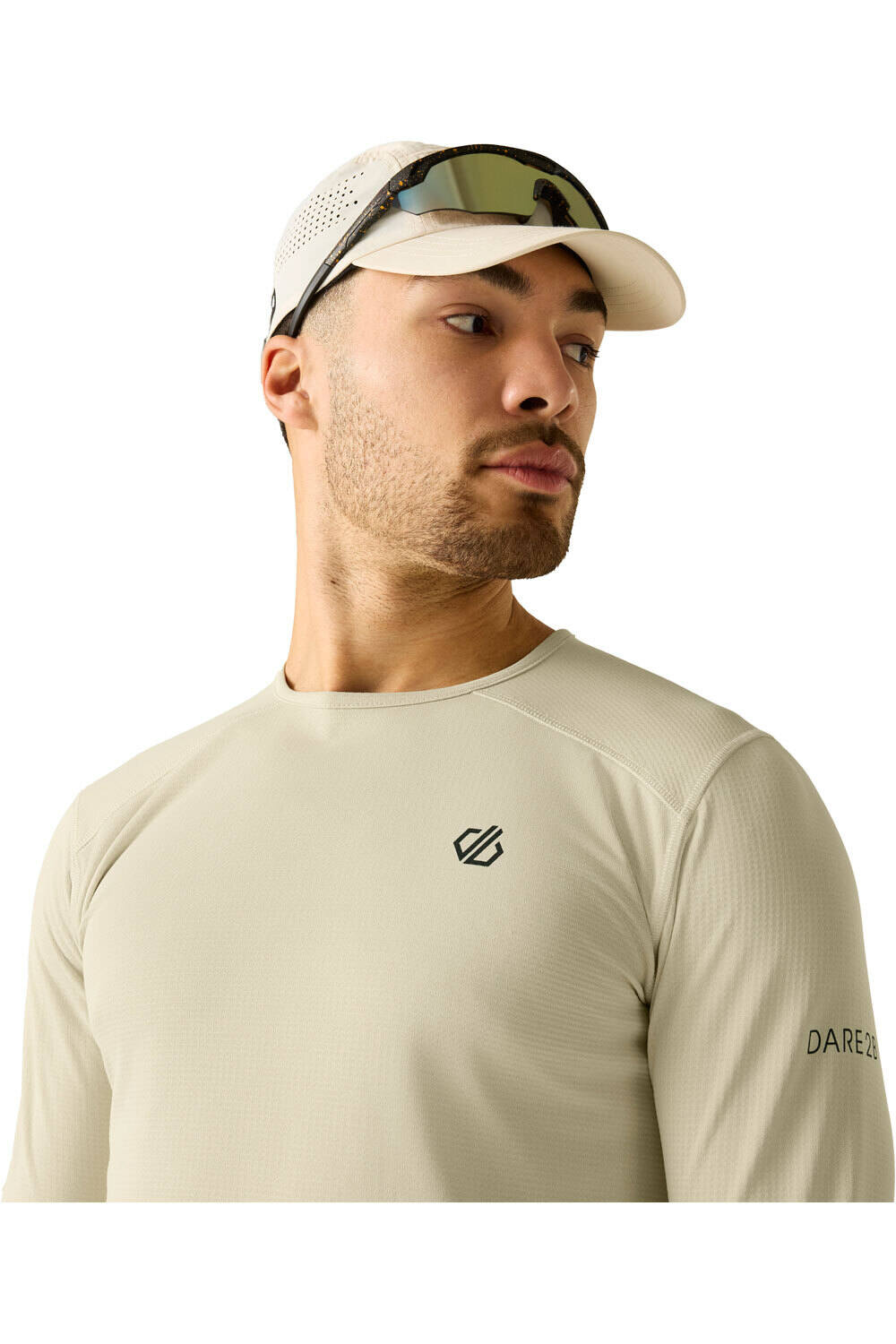 Dare2b camiseta montaña manga larga hombre VenturaGrid Crew vista detalle