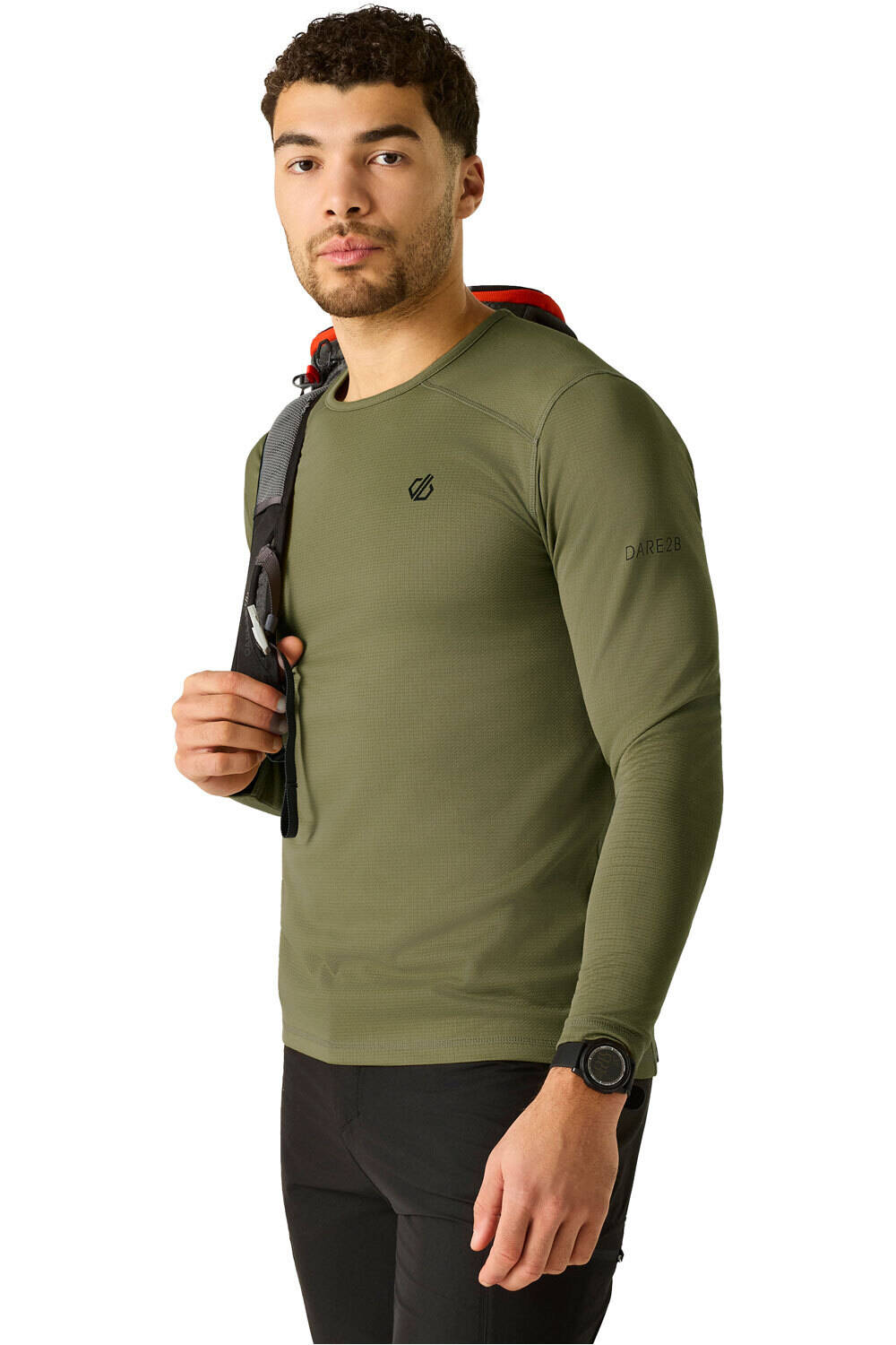 Dare2b camiseta montaña manga larga hombre VenturaGrid Crew vista frontal