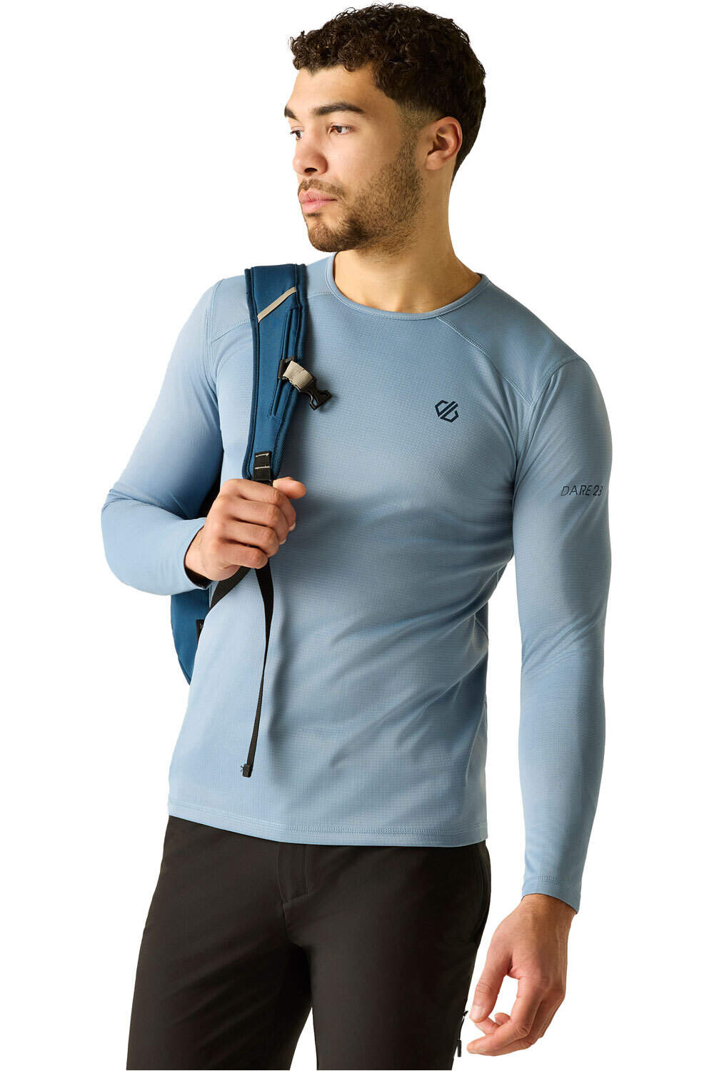 Dare2b camiseta montaña manga larga hombre VenturaGrid Crew vista frontal