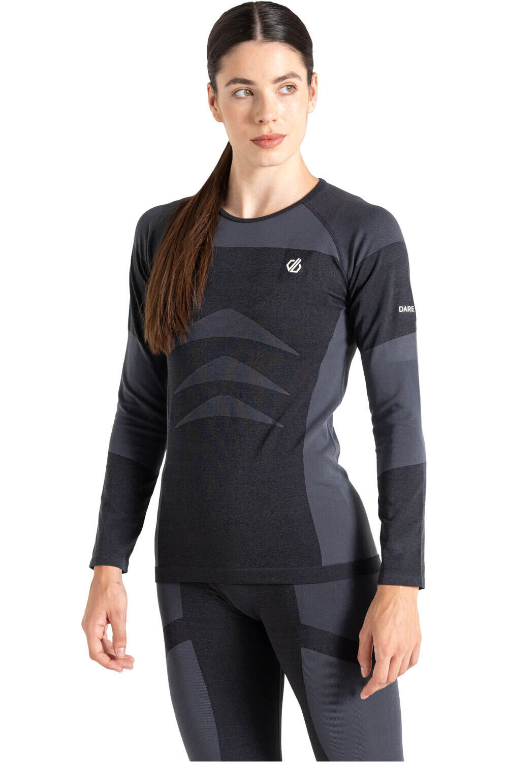 Dare2b camiseta térmica manga larga mujer InTheZoneIILS vista frontal