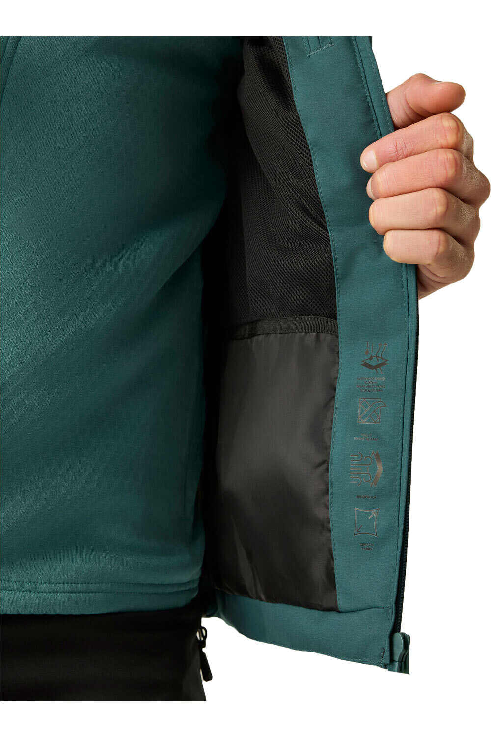 Dare2b chaqueta impermeable hombre Torrek III Jacket vista detalle