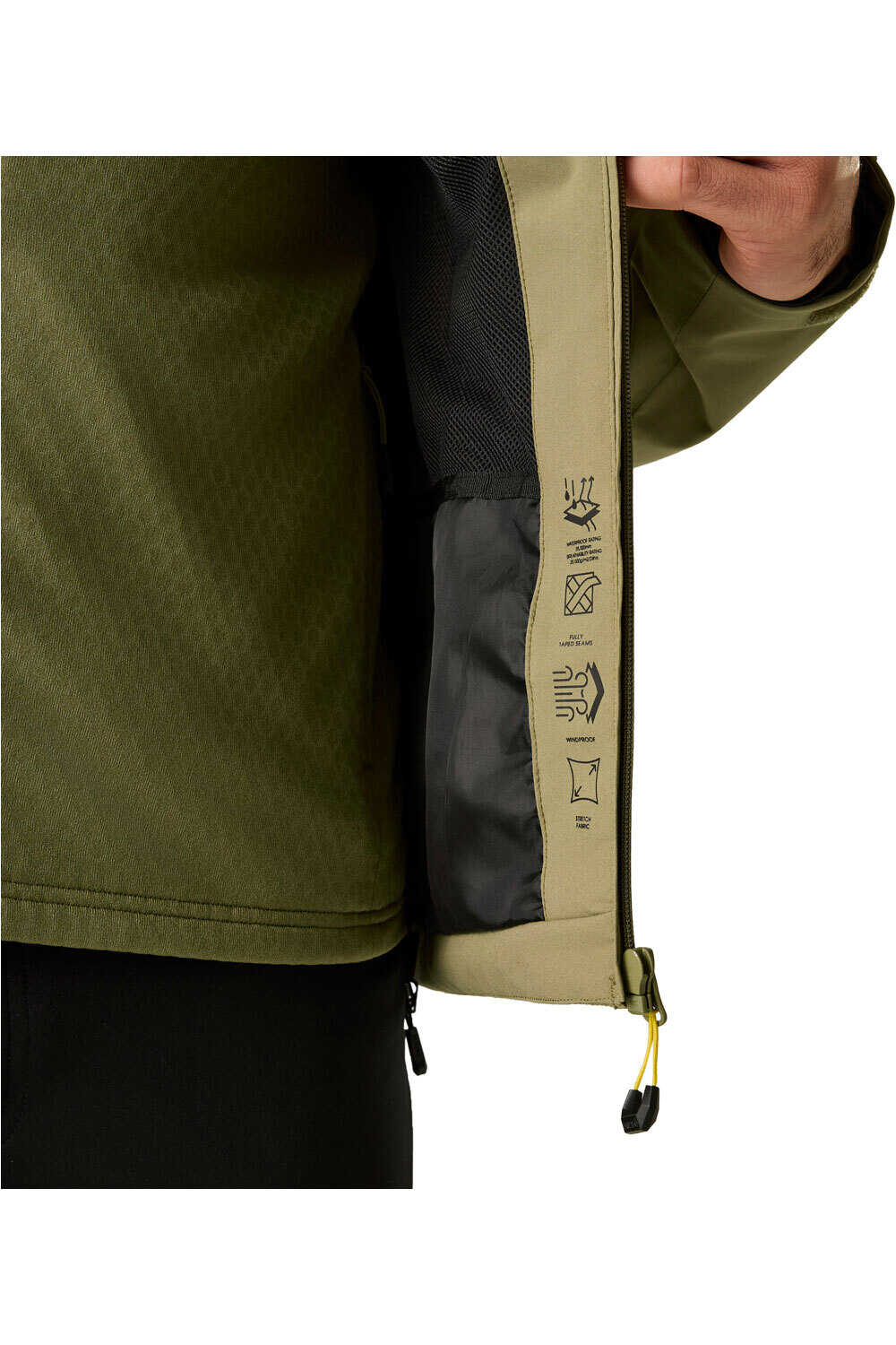 Dare2b chaqueta impermeable hombre Torrek III Jacket vista trasera