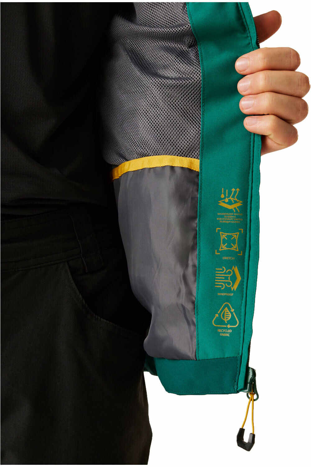 Dare2b chaqueta impermeable hombre TorrekIIJacket vista detalle