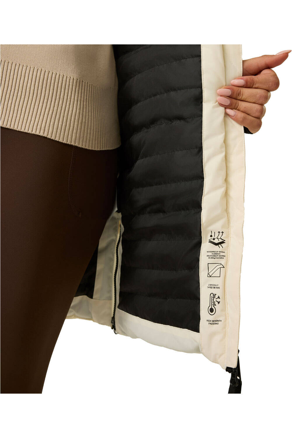 Dare2b chaqueta impermeable insulada mujer Glacier LongJk 04