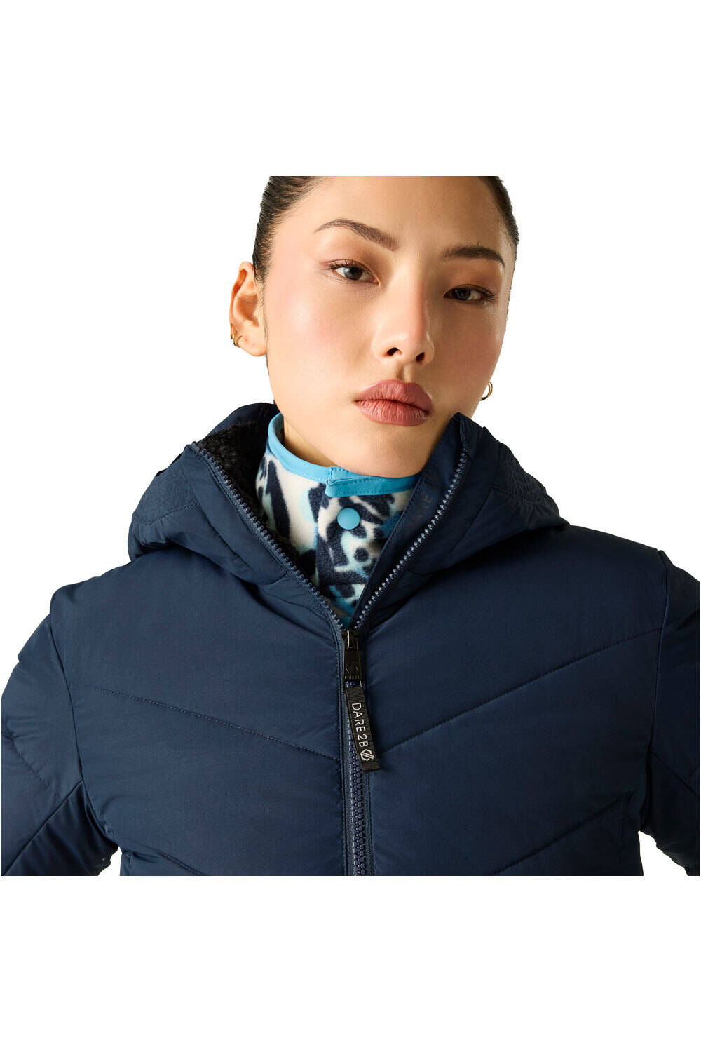 Dare2b chaqueta impermeable insulada mujer Glacier LongJk vista detalle