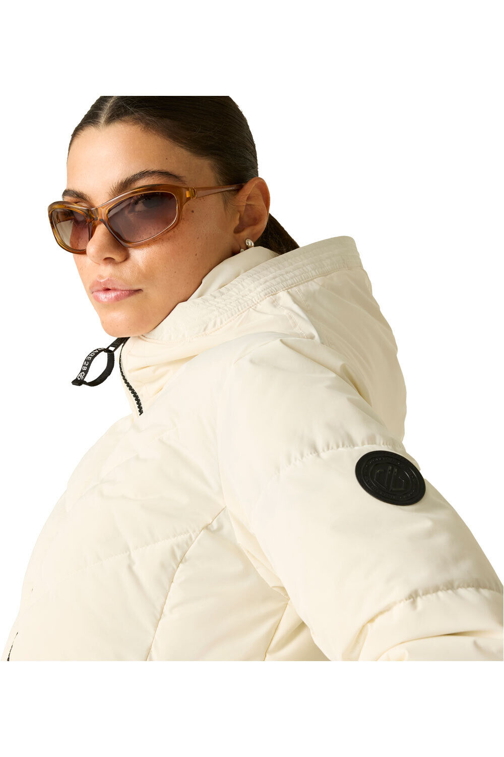 Dare2b chaqueta impermeable insulada mujer Glacier LongJk vista detalle