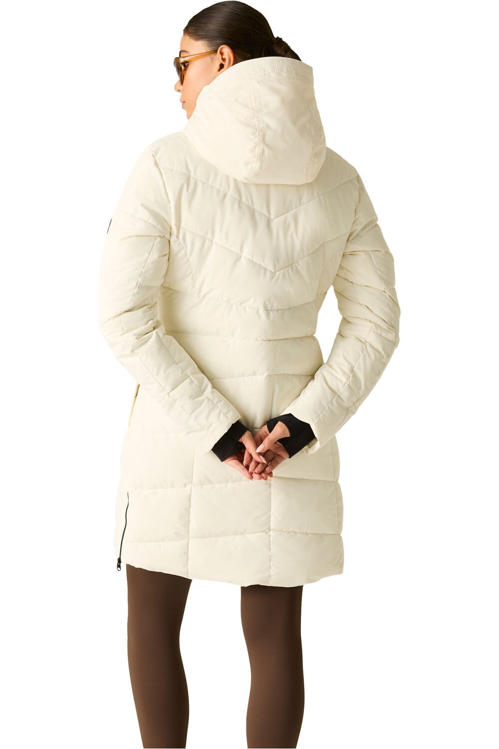 Dare2b chaqueta impermeable insulada mujer Glacier LongJk vista trasera