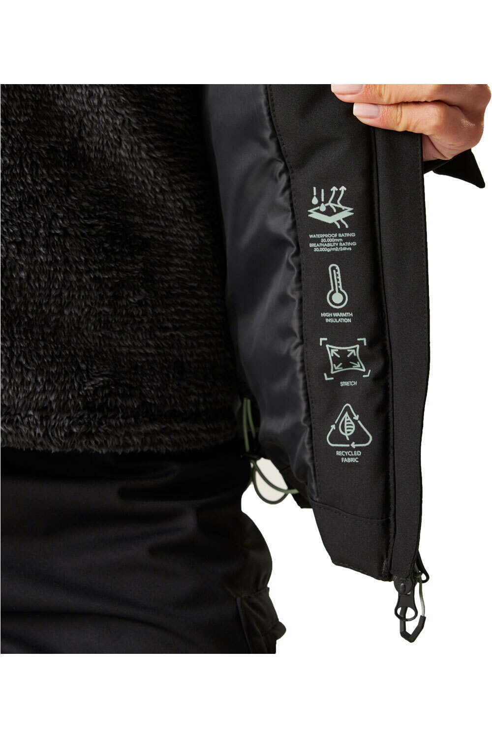 Dare2b chaqueta impermeable insulada mujer TorrekBlazeJk vista detalle