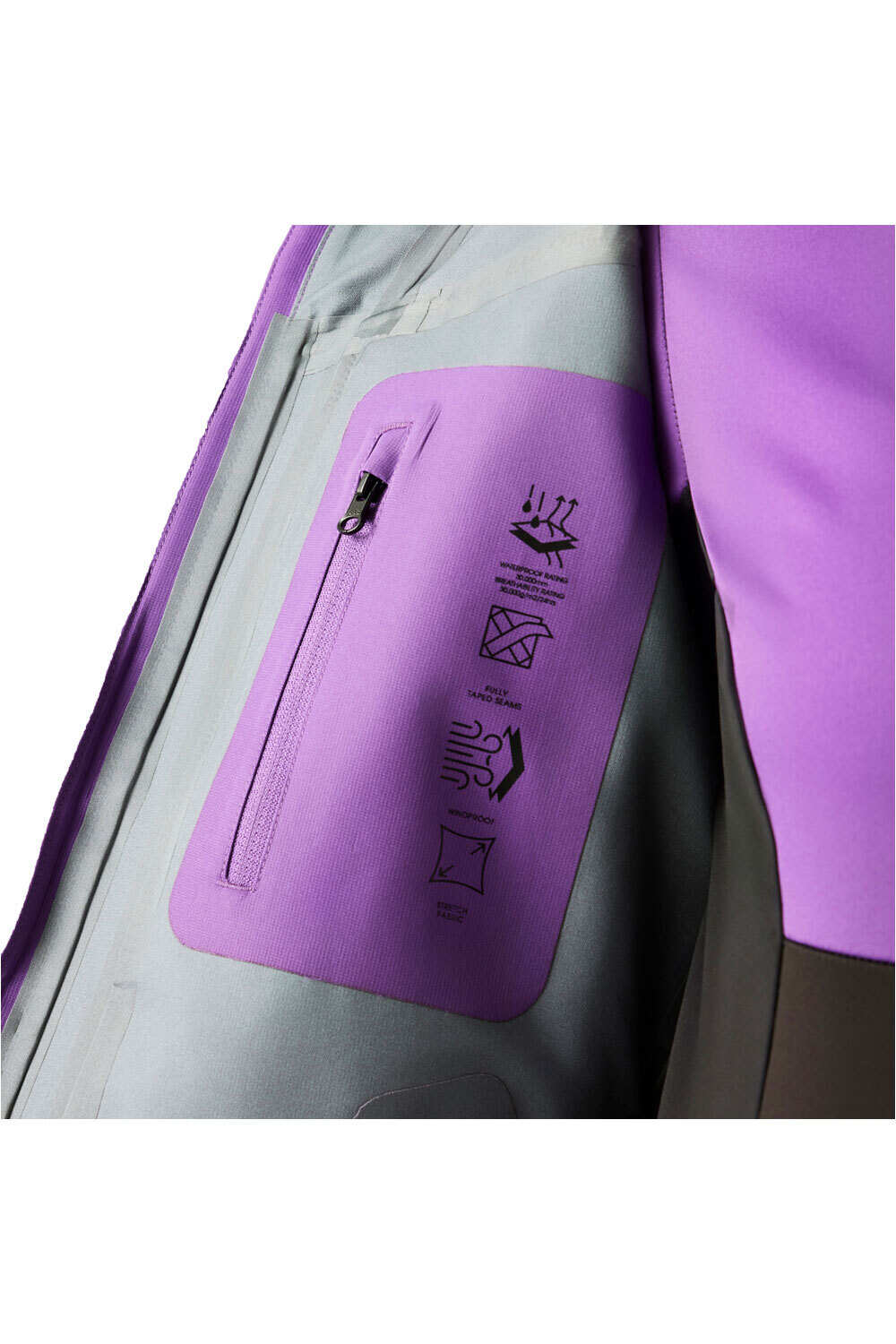 Dare2b chaqueta impermeable insulada mujer Wms AltGard 3L Jk vista detalle