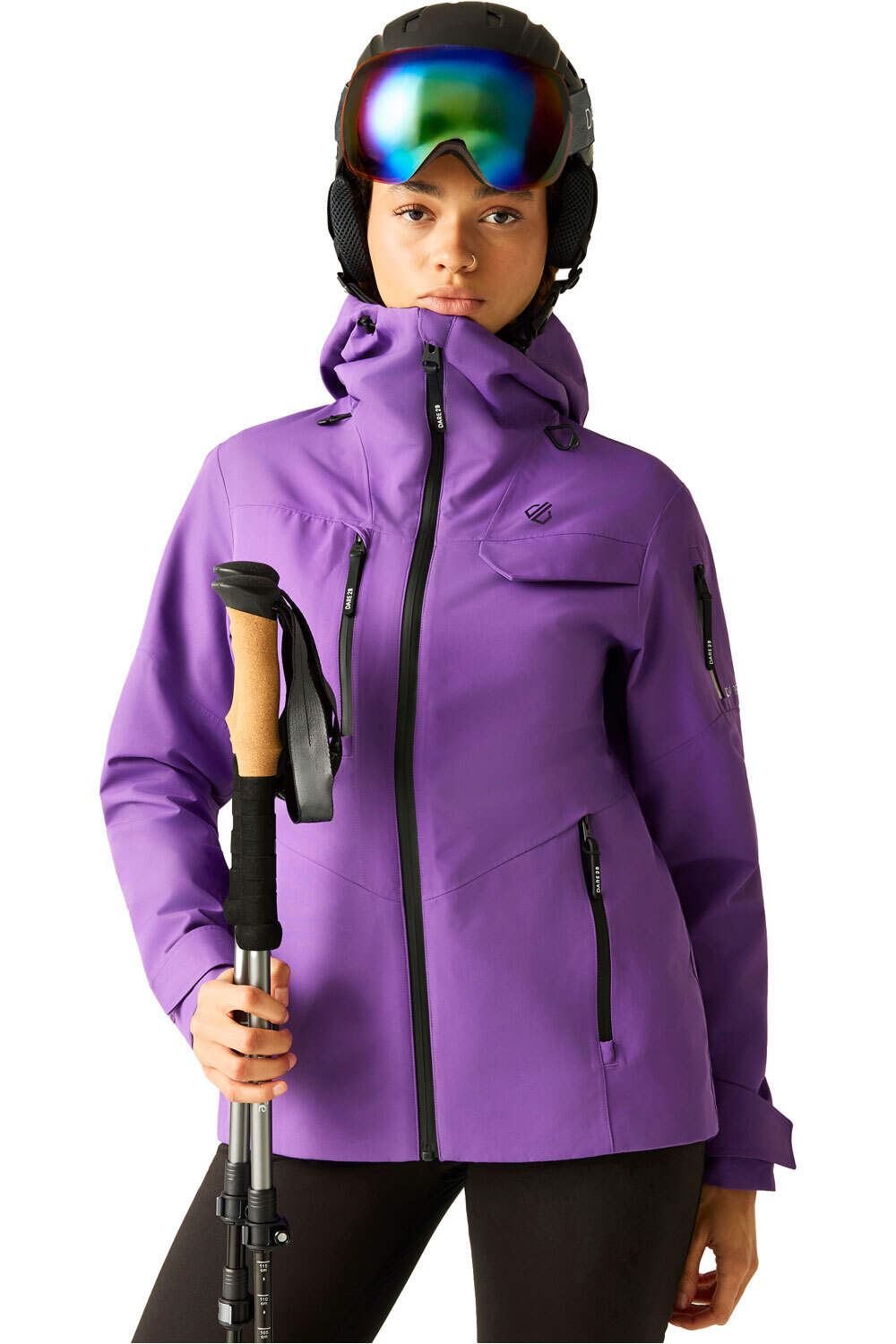Dare2b chaqueta impermeable insulada mujer Wms AltGard 3L Jk vista frontal