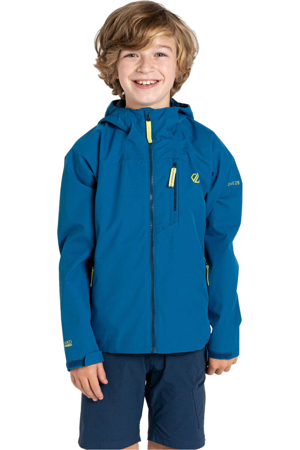 Dare2b chaqueta impermeable niño Kids Switch Out Jkt vista frontal