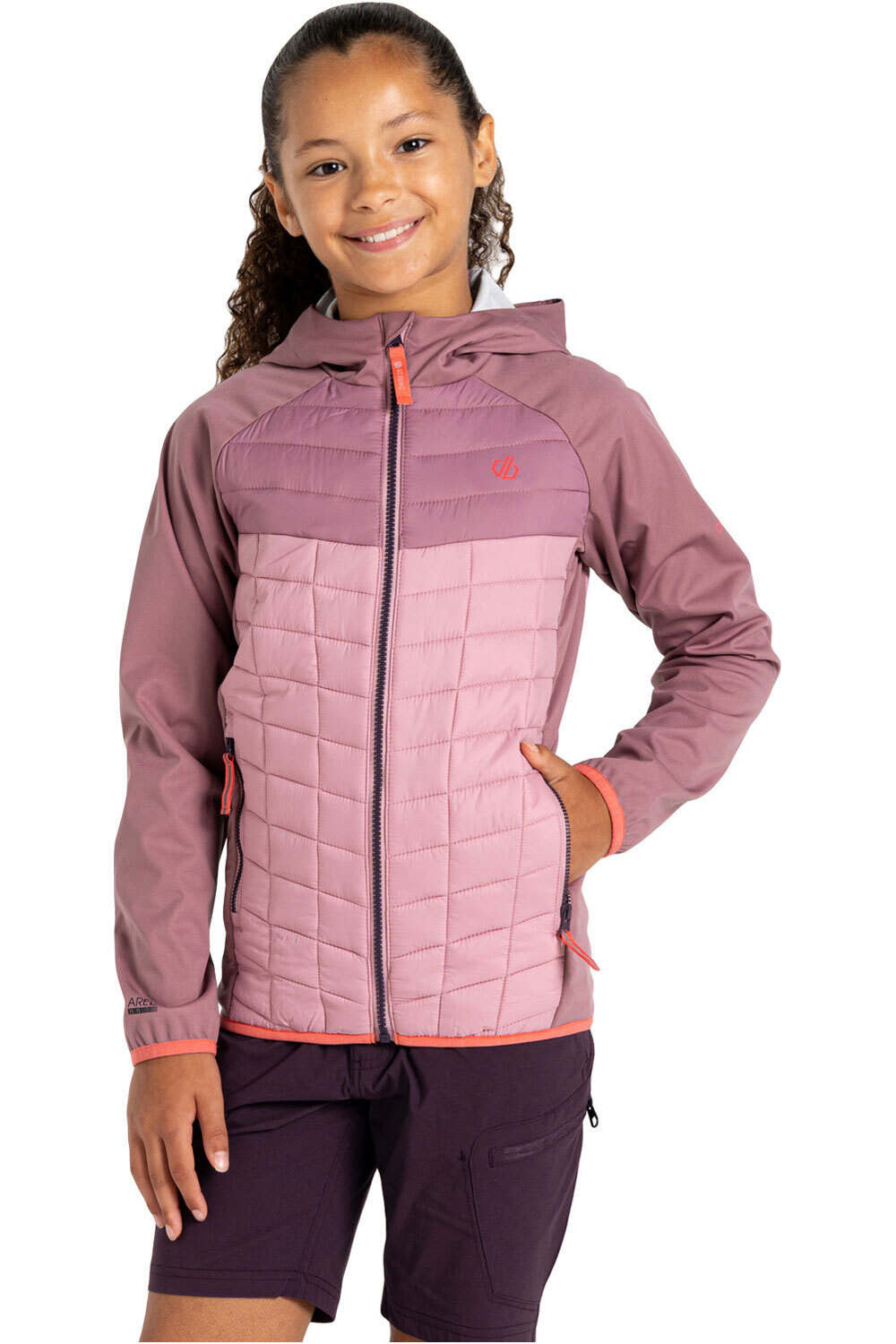 Dare2b chaqueta outdoor niño Explore II Hybrid vista frontal