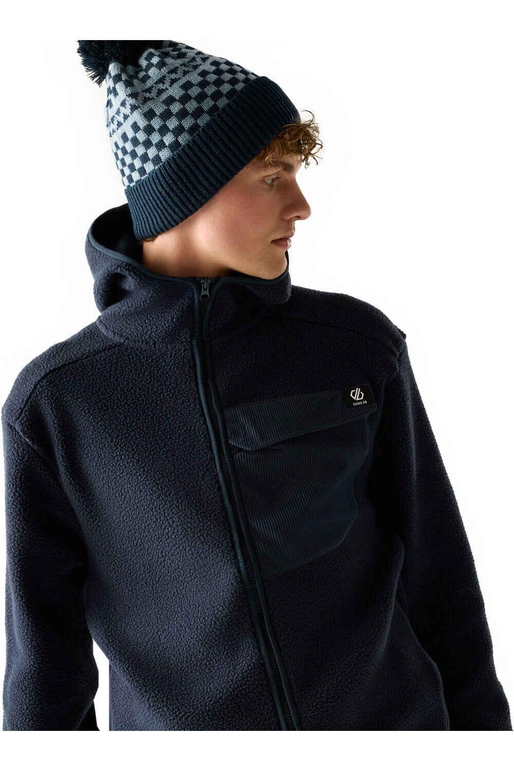 Dare2b forro polar hombre Firn Hd borg Fle vista detalle