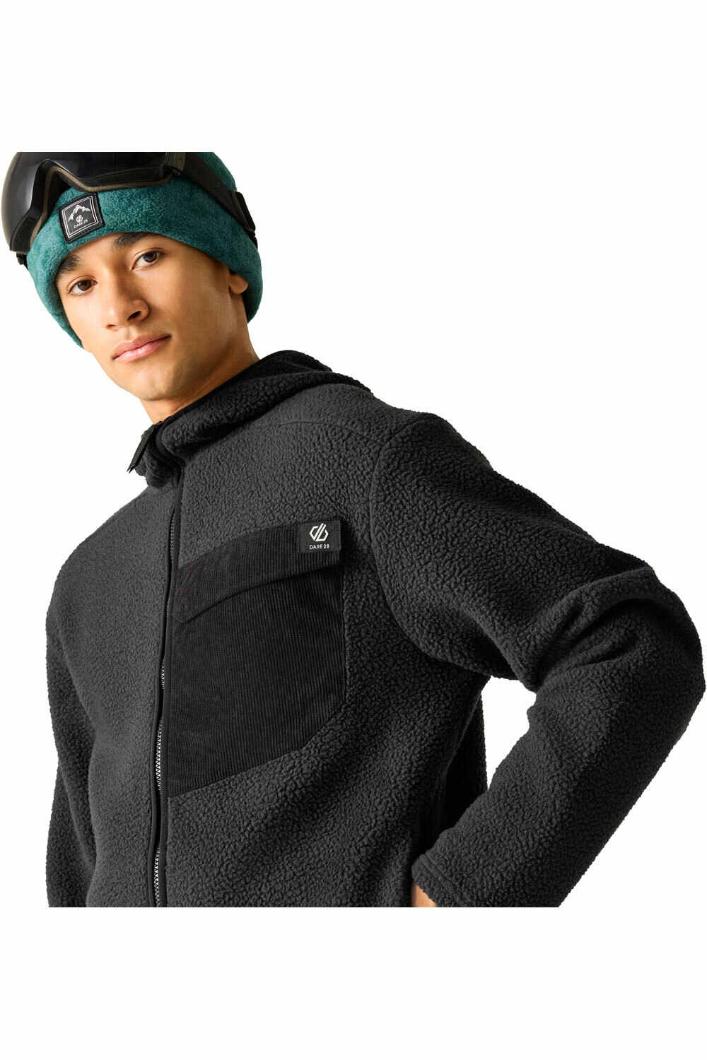 Dare2b forro polar hombre Firn Hd borg Fle vista detalle