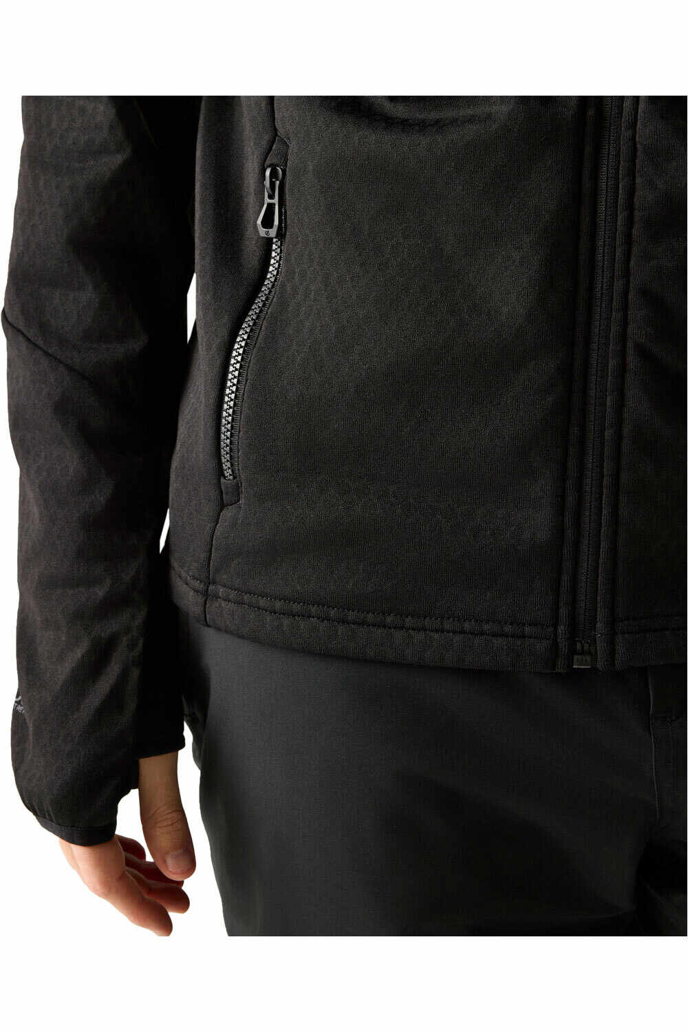 Dare2b forro polar hombre Venture Hooded vista detalle