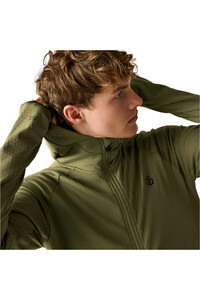 Dare2b forro polar hombre Venture Hooded vista detalle