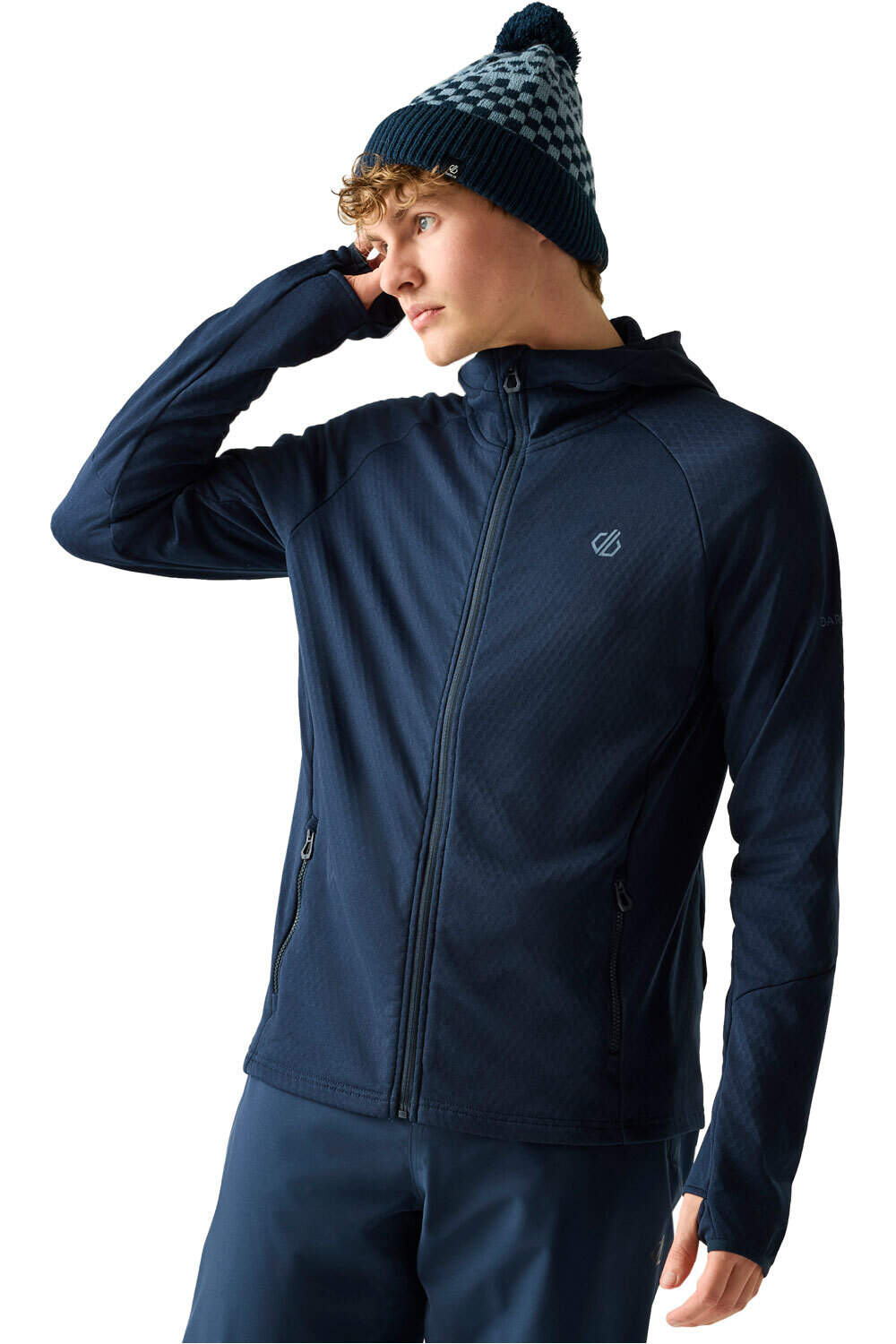 Dare2b forro polar hombre Venture Hooded vista frontal