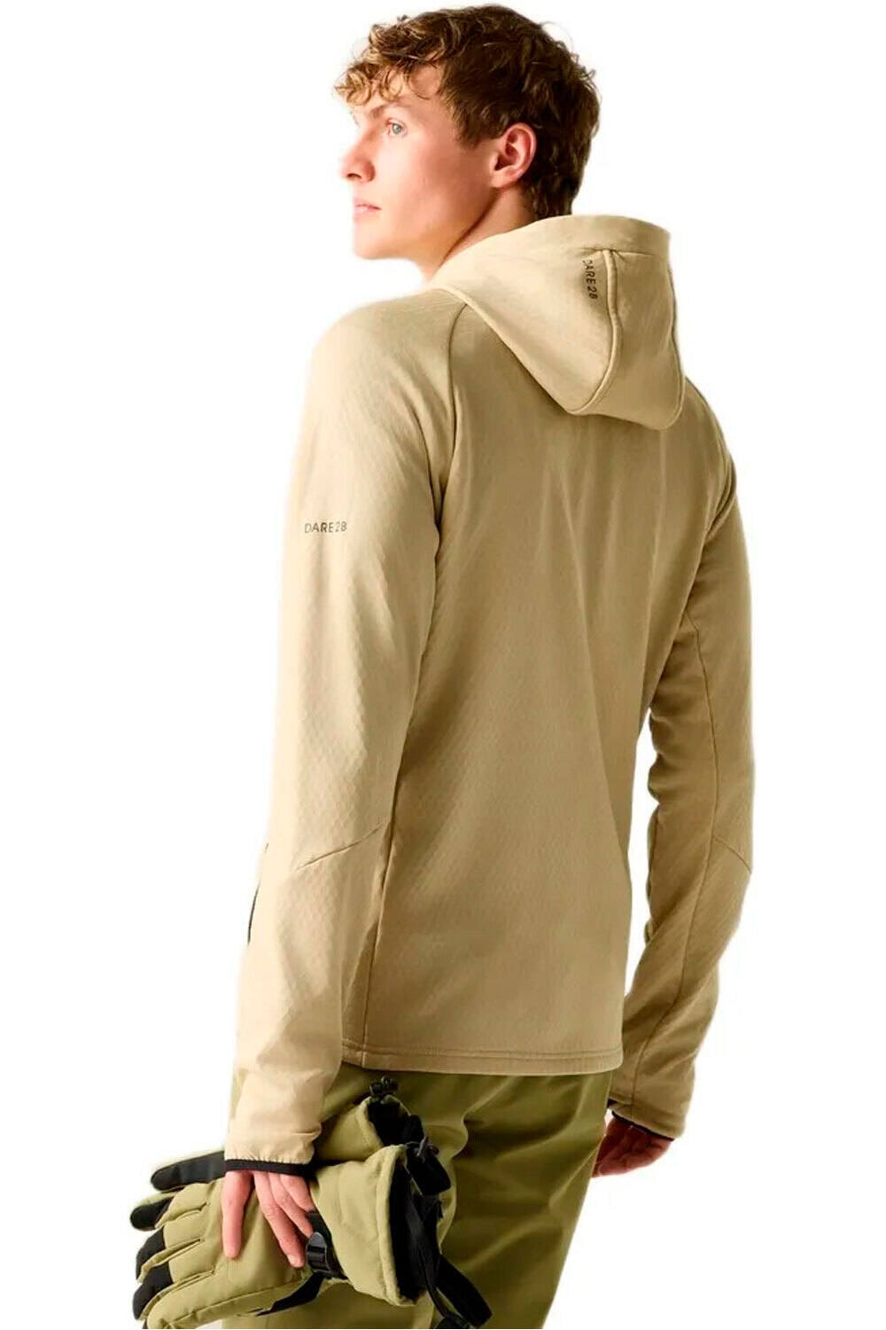 Dare2b forro polar hombre Venture Hooded vista trasera