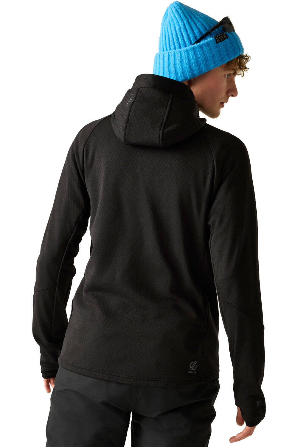 Dare2b forro polar hombre Venture Hooded vista trasera
