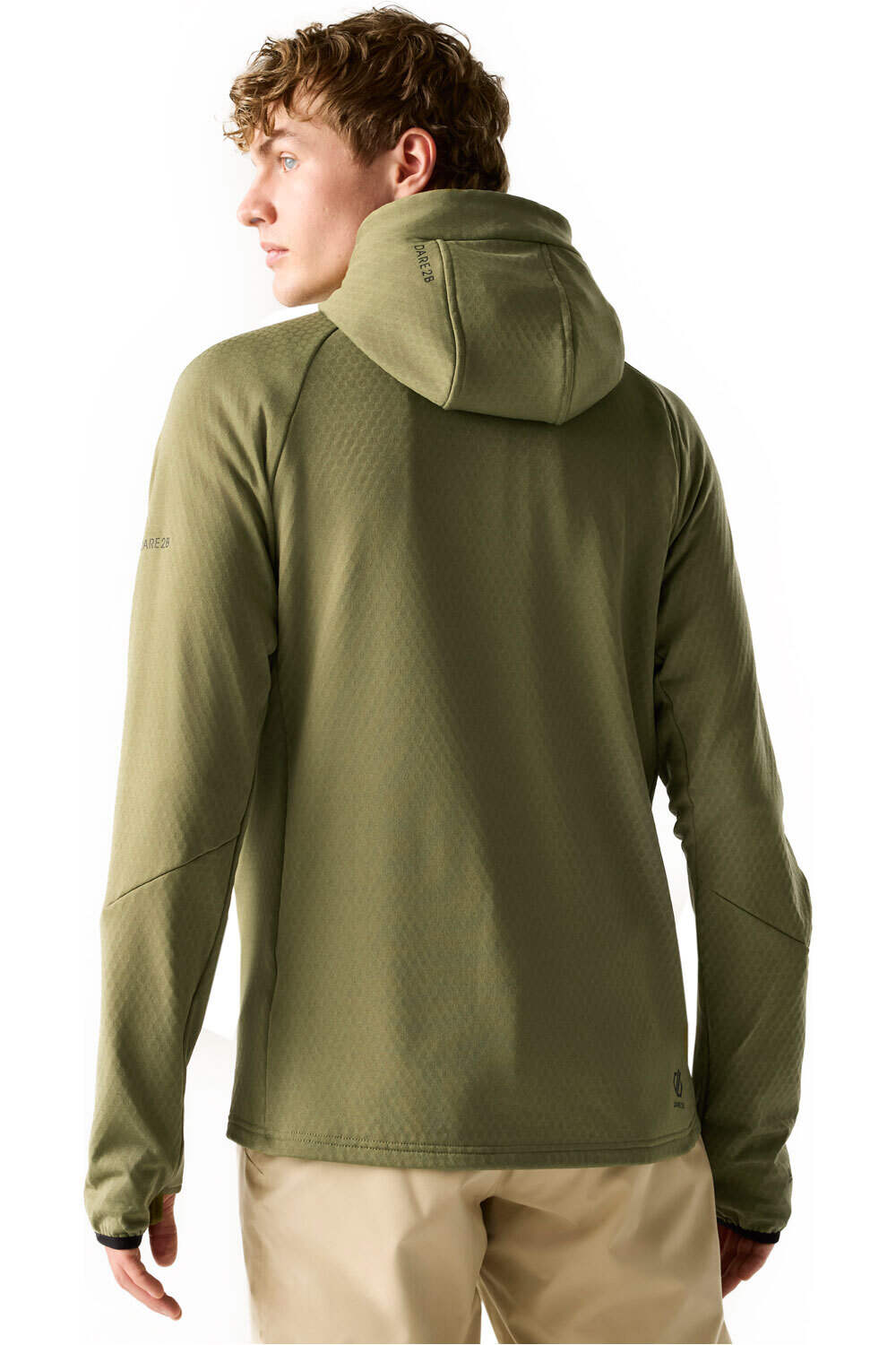 Dare2b forro polar hombre Venture Hooded vista trasera