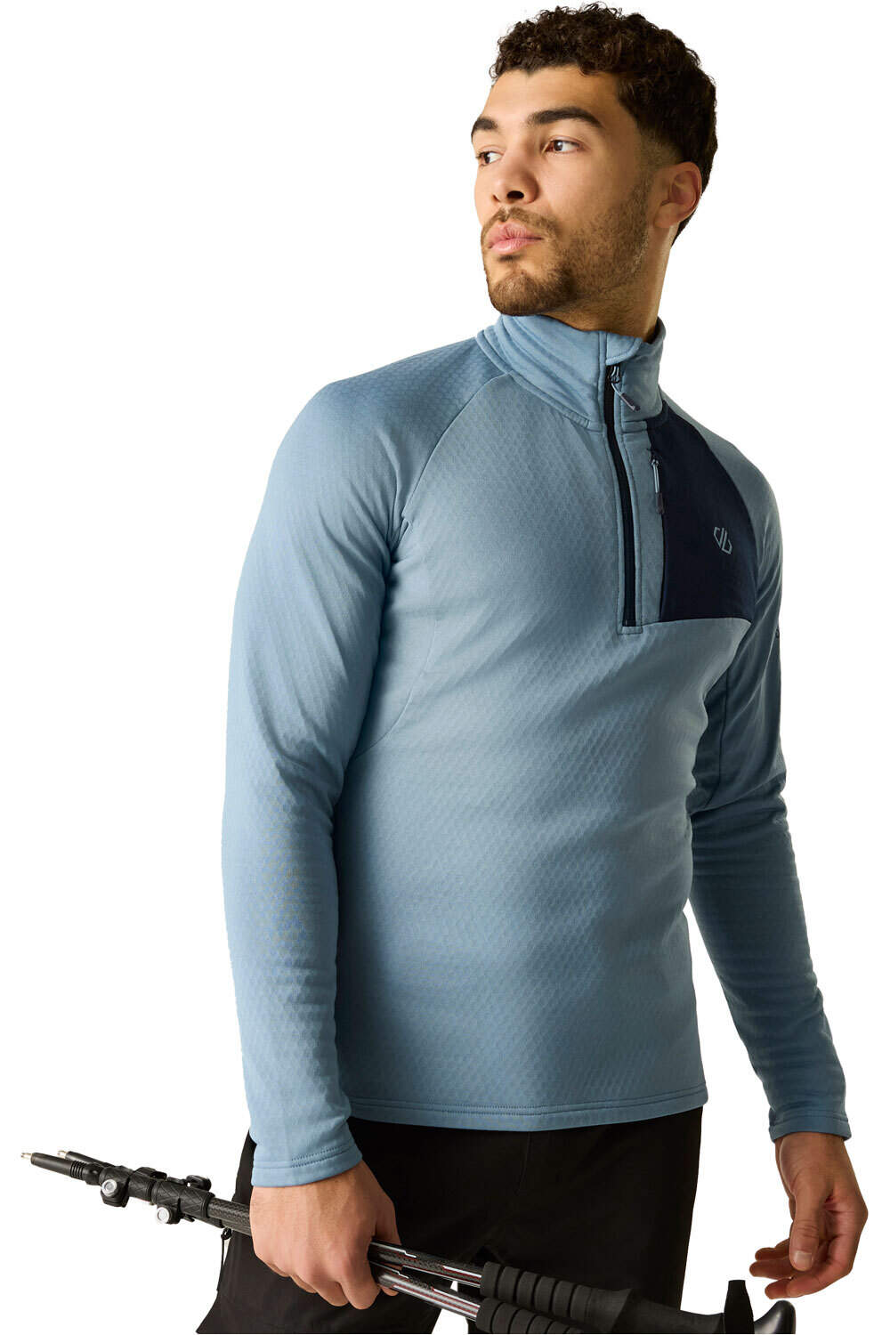 Dare2b forro polar hombre Venture1/2ZStrMid vista frontal