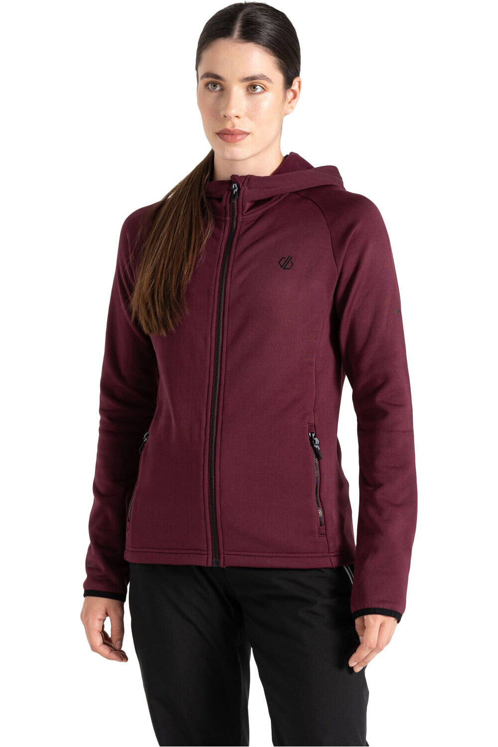 Dare2b forro polar mujer Density Core Strtch vista frontal