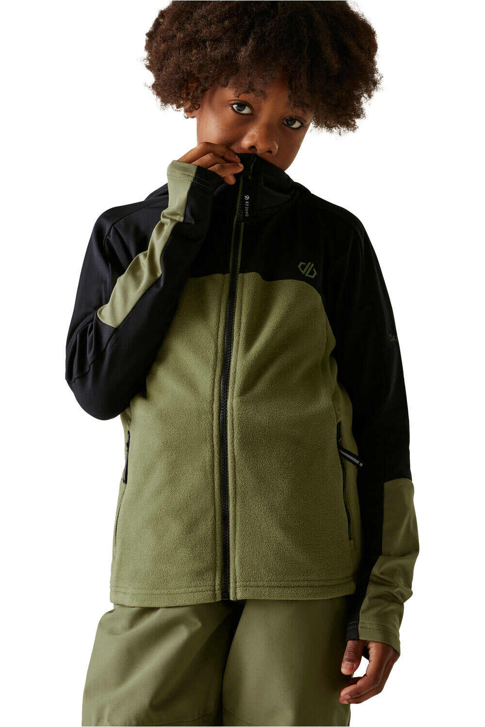 Dare2b forro polar niño ThrivingIVStrMdLy vista frontal