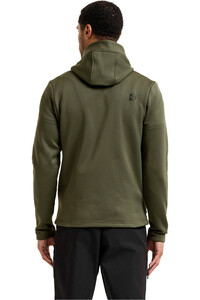 Didriksons forro polar hombre FIELD USX FULLZIP vista trasera
