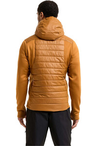 Didriksons forro polar hombre FIELD USX HYBRID JKT vista trasera