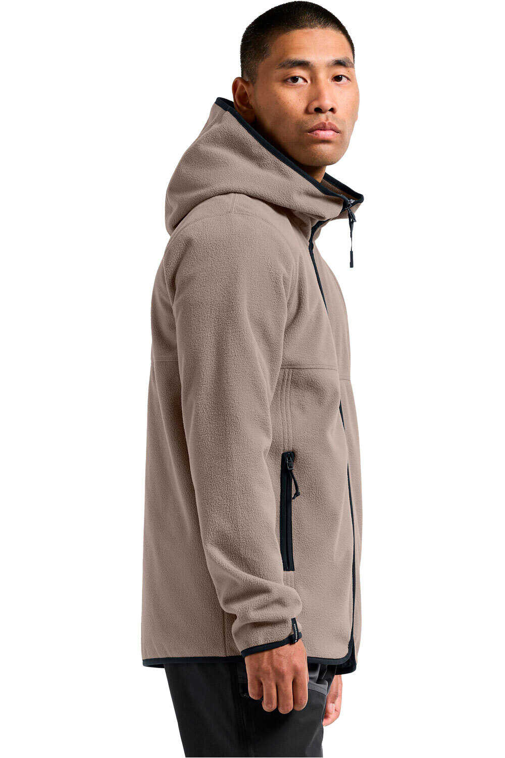 Didriksons forro polar hombre HELMIT USX FULLZIP vista detalle