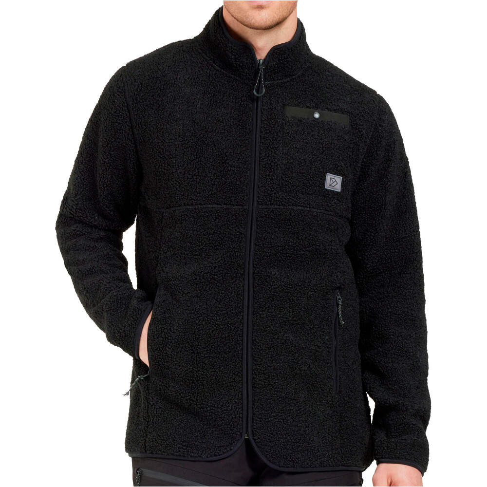 Didriksons forro polar hombre PHOENIX USX FULLZIP vista frontal