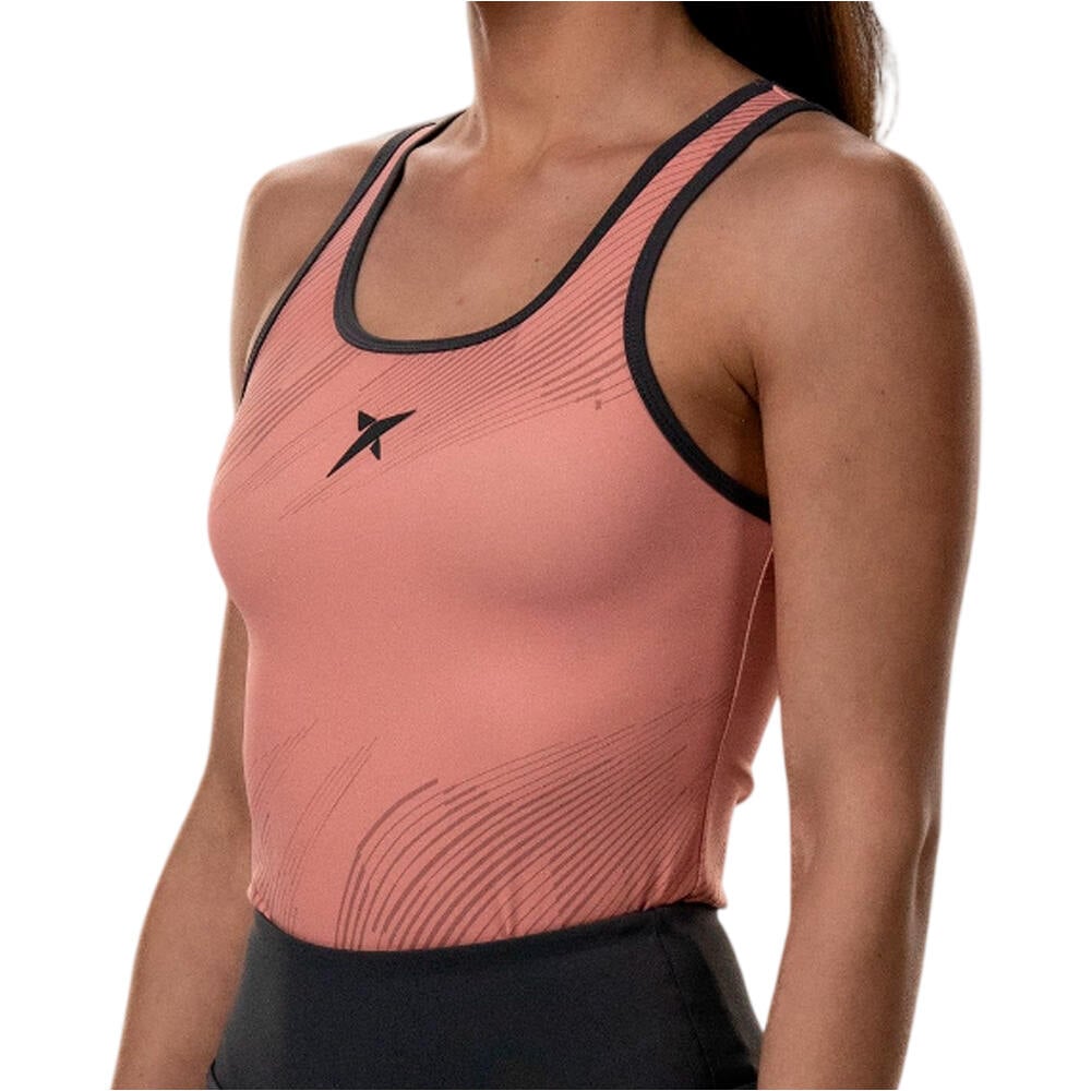 Dropshot camiseta tenis manga corta mujer CAMISETA LIRIO vista detalle