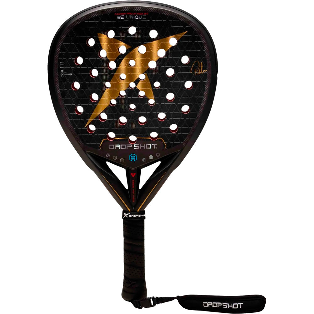 Dropshot pala pádel adulto PALA CANYON PRO ATTACK 2.0 vista frontal