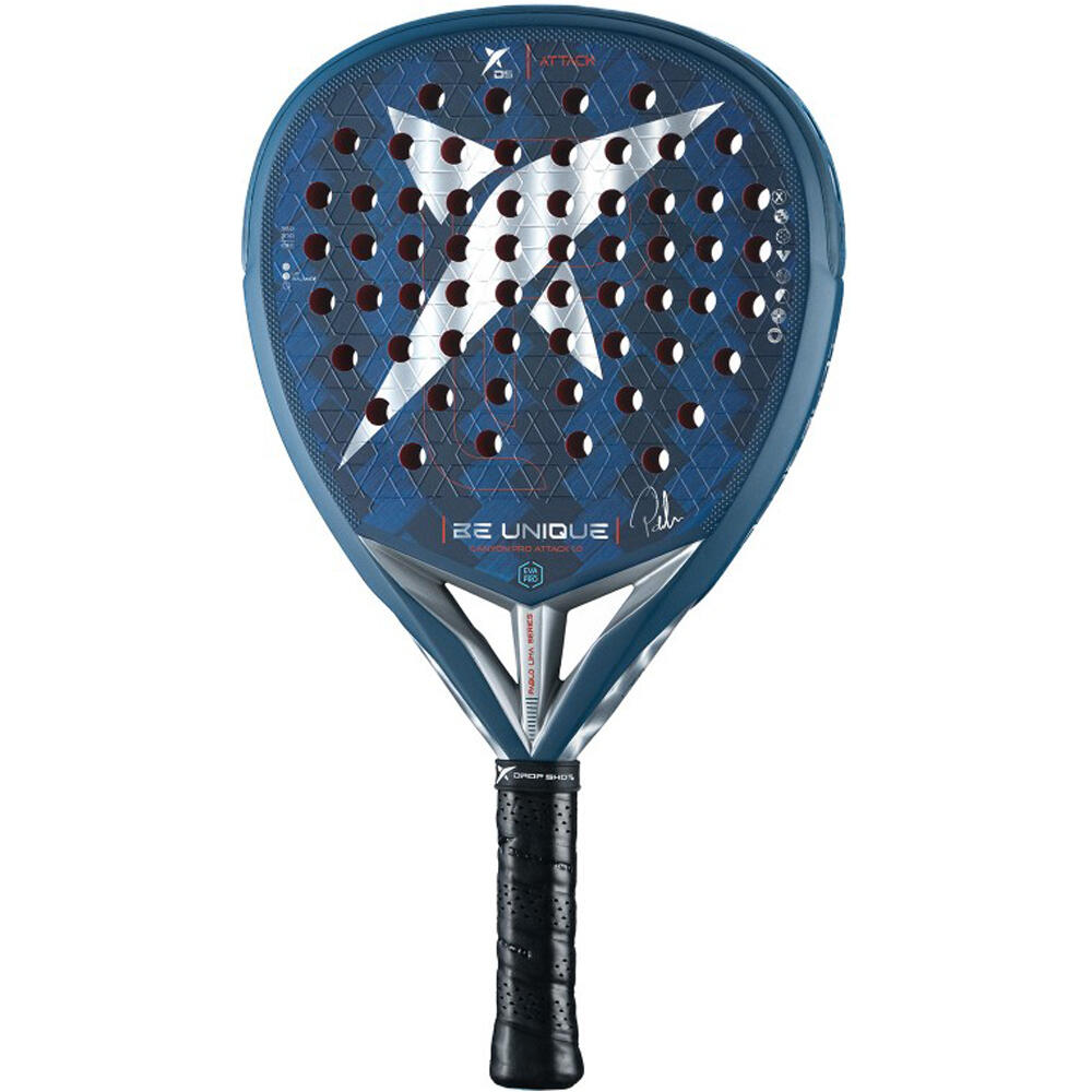 Dropshot pala pádel adulto Pala Drop Shot Canyon Pro Attack 1.0 vista frontal