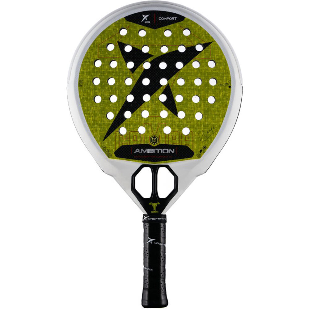 Dropshot pala pádel adulto Pala Drop Shot Explorer Pro Comfort 1.0 vista frontal